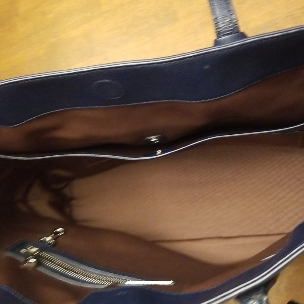 LAUREN, Ralph Lauren Navy Tote Bag - Picture 6 of 12